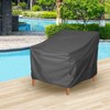 Garden Chair Cover Waterproof 210D Protective Cover for Garden Chairs,