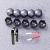 24pcs Wheel Nut Cap 17mm Wheel Bolt Nut Caps Covers,