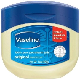 Vaseline 100% Pure Petroleum Jelly Skin Protectant Minor Cut & Burn Relief 13oz
