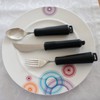 Flexible Cutlery with Rubber Handle Ergonomic Cutlery Senior Cutlery with