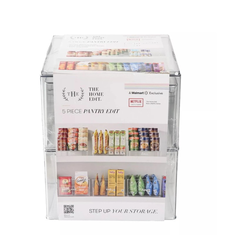 The Home Edit 5-Piece Clear Pantry Storage System