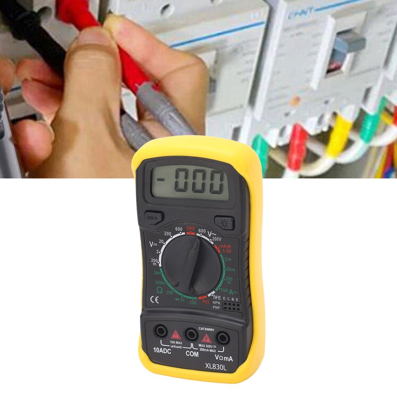 Digital Multimeter Auto Ranging High Accuracy AC DC Voltmeter Ohm