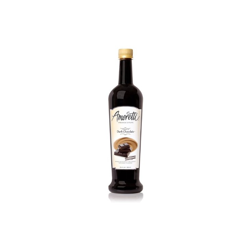 Amoretti Premium Syrup, Crema Di Dark Chocolate, 25.4 Ounce