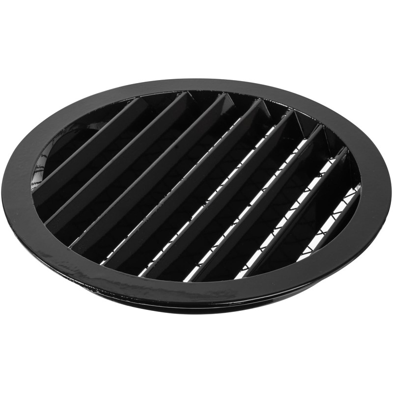 Repa Market 8 Inch (Duct Opening Size) Black Aluminum Gable