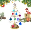 Christmas Tree Crystal Lamp | Rotating Glitter Christmas Tree Desk