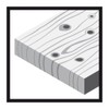 Bosch Klett 5 x Schleifpapier Exzenterschleifer 125 mm Red Wood