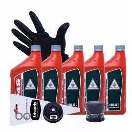 The Edwards Motorsports & RVs Company 2016 - 2019 Honda African Twin Manual Trans (Full Synthetic) Oil Change Kit