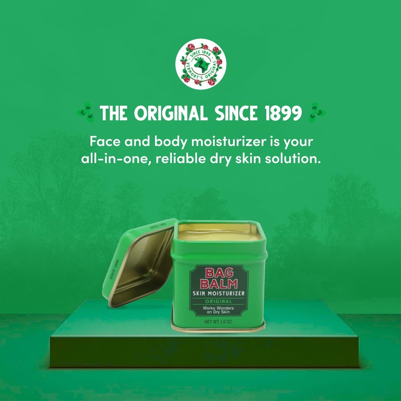 Bag Balm Vermont's Original Ointment, 1 Ounce Tin (Pack of