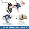 Dog Wheelchair for Back Legs, Upgraded All-Terrain Tires for Small