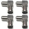 CESS - Conector F-Jack coaxial de ángulo recto a F-Quick