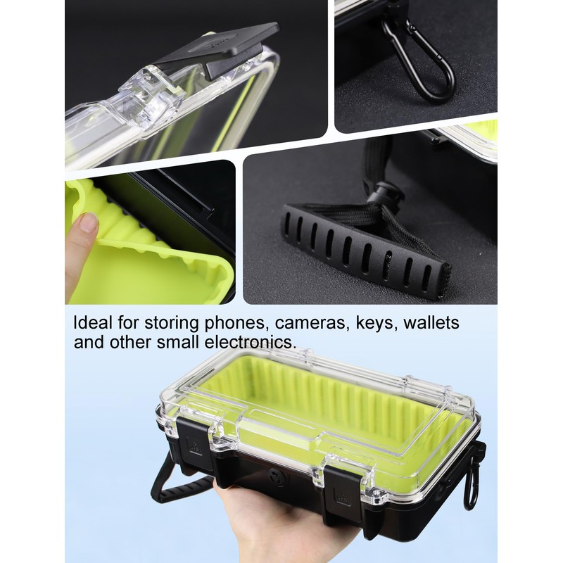 Avlcoaky Waterproof Box Dry Box Waterproof Containers, Protective Case 10"