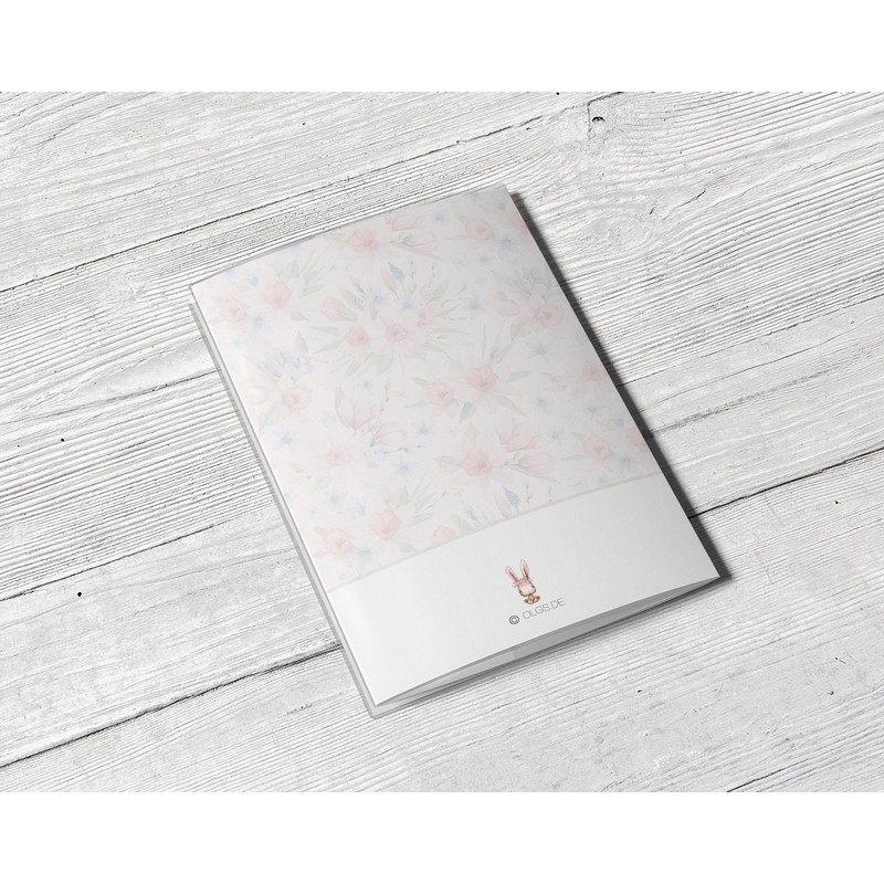 OLGS Maternity Log Cover Cute Bunny Romy - Plastic Protective