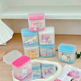 Portable Hygienic Spiral Cotton Swabs, Lamb Head Ear Cleaning & Makeup Swabs Free Size/Full PC 40ea