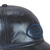 Von Dutch Women Men Baseball Cap Glitter Adjustable Cap, blue