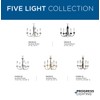 Progress Lighting 5-Light Ivory Candles Traditional Chandelier Light, Indoor, P4009-20,