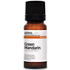 BIO - Green Mandarin Essential Oil - 10mL - 100% Pure, Natural, Chemotyped and AB Certified - Aroma Labs (French Brand)