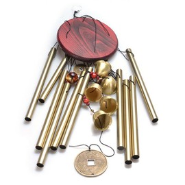 2PCS Memorial Wind Chimes with 10 Tubes Crisp Sound Creative Hanging Windchimes for Garden Patio Outdoor Indoor