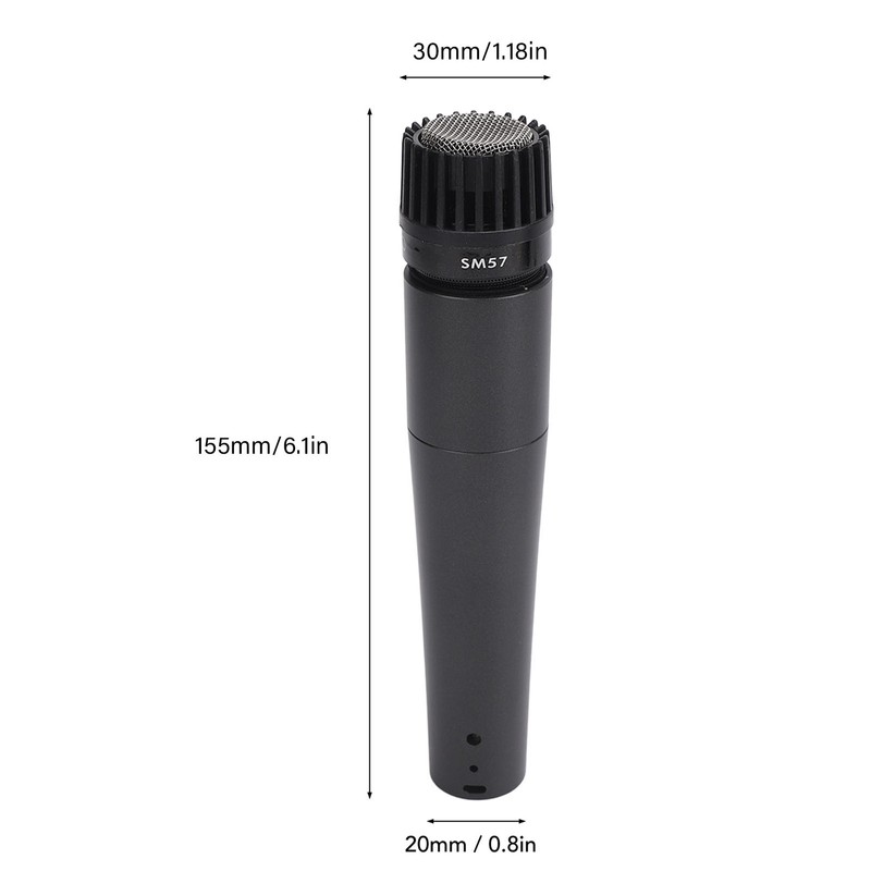 Cardioid Dynamic Vocal Microphone High Sensitivity Handheld Wired Karaoke Mic