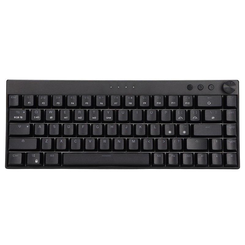 Mechanical Keyboard 68 Keys Three Modes RGB Backlight 1800mAh BatteryBlack