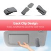 Sunglass Holder for Car Visor Sunglasses Clip Magnetic Leather Glasses