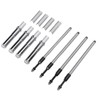 24PCS Adjustable Pushrods Cover Kit 0928 0023 Chrome Push Rod
