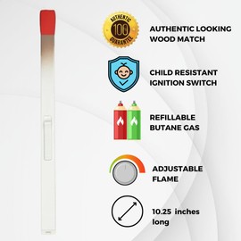 G.E.I. G.E.I.Matchbook Multipurpose/BBQ Lighter (3 Lighters)