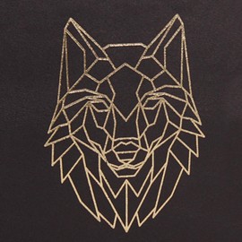 Clairefontaine 400130C Hardback Leather Notebook 144 Pages A5 (14.8 x 21 cm) Lined Leather Cover Wolf