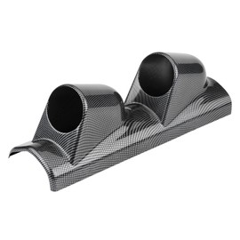 Universal Pillar Gauge Pod, Meter Gauge Pillar Mount Pod Holder Heavy Duty Gauge Holder for Auto Truck Boat Motorcycle(Dual Hole)