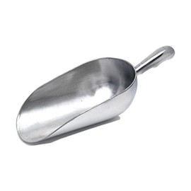 Genware NEV-202-6 Aluminium Scoop, 6" Length, 12 oz.