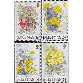 united kingdom - Isle Of Man 344-347 (complete.issue.) unmounted mint/never hinged ** MNH 1987 Wildflower (Stamps for collectors) plants/mushrooms