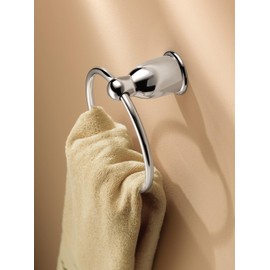 Moen YB8086SN Mason Towel Ring (Satin Nickel)