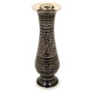 Zap Impex Carving Work Brass Flower Vase For Home Office
