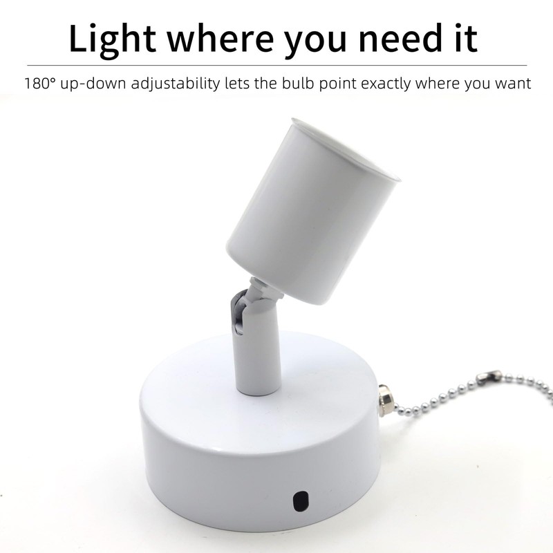 Metal E26 Lamp Socket Replacement with Ceramic Base - 1.5m