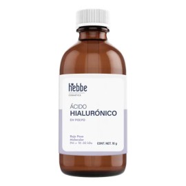 Ácido Hialurónico Hebbe Cosmetics 10g Bajo Peso Molecular Hidratante Facial                                                                           