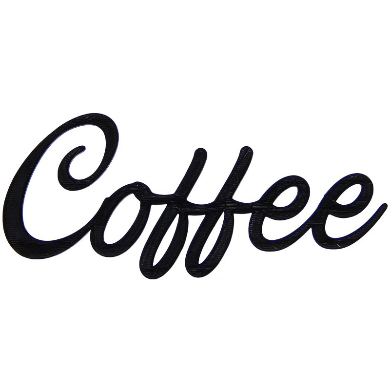 Medallurgy Coffee Word Art Sign Kitchen Home Decor Wall Hanging