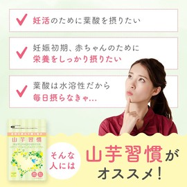 ケフラン 山芋習慣 サプリ (1カ月分／124粒) (葉酸/ヘム鉄/ジオスゲニン/ジオスゲニンサプリ/ビタミンD/乳酸菌/葉酸サプリ/ケフィア/粒タイプ/無味無臭/国産山芋使用) (5)