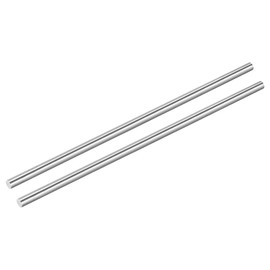 sourcing map 2Pcs 304 Stainless Steel Rods, 9mm x 305mm Metal Solid Shaft Round Rod Lathe Bar Stock for Model Plane Cars Ship DIY Craft Metal Working