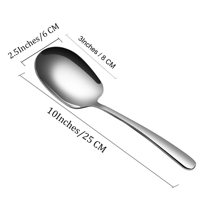 MIUPOO Premium Stainless Steel Large Serving Spoon,Serving Spoons Set with