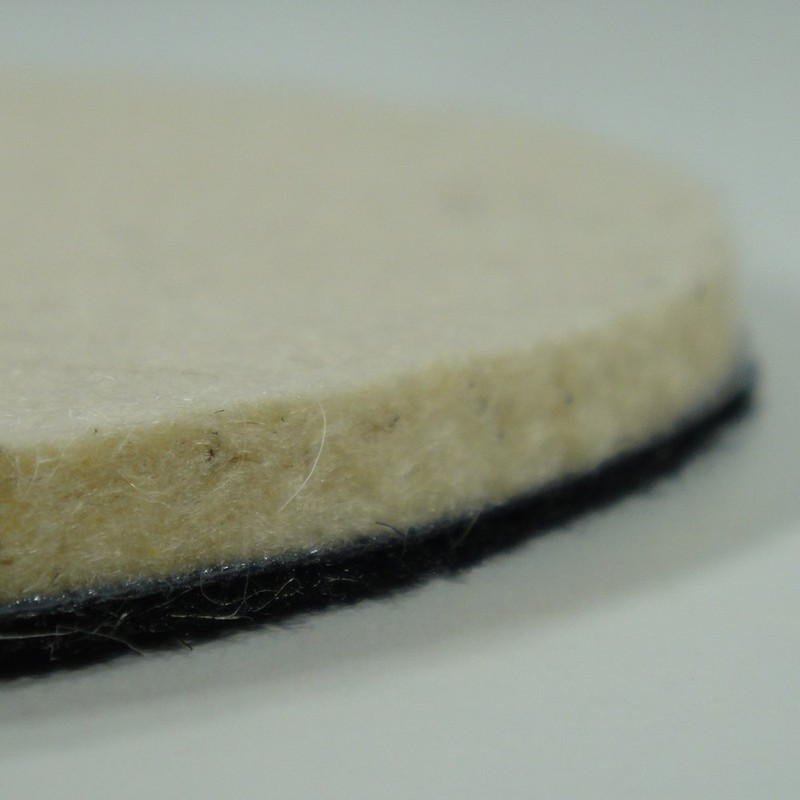 Polishing pad felt disc 180 mm for sanding discs with