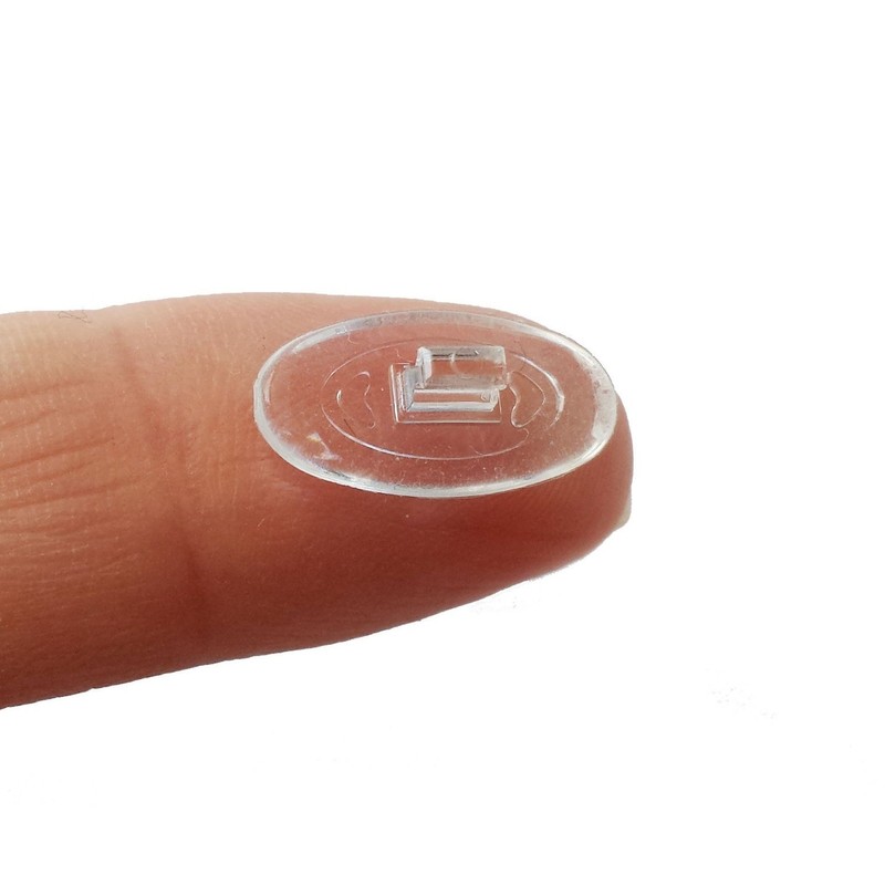 ASKANA 3 Pairs Oval-Shaped Push in # 2 Silicone Nose