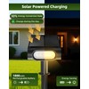EZVALO Solar Spot Lights Outdoor Waterproof IP67, 3 Lighting Modes