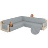 Arfntevss Corner Sectional Couch Covers for Sectional Sofa L Shaped