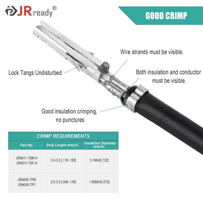 JRready ST6491 3.0/4.2mm Pitch Two Types 2 4 6 8
