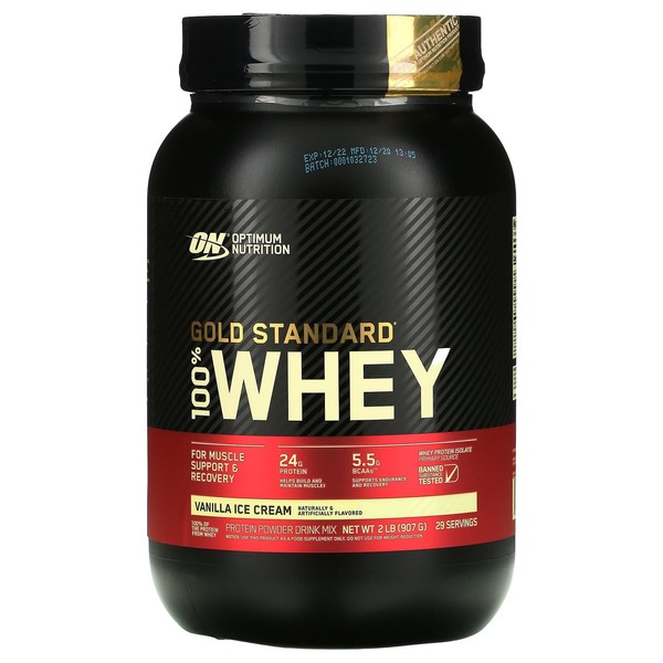 Gold Standard 100% Whey Vanilla Ice Cream 2 lb (907