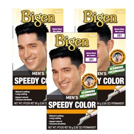 Bigen Men’s Speedy Color 101 Natural Black - 3 Pack