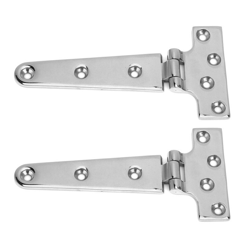 2pcs T shape Door Hinge 316 Stainless Steel Heavy Duty