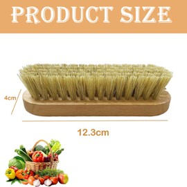 2 PCS Vegetable Brush, Vegetable Brush Scrubber for Food, Potato Scrubber, Vegetable Brush Potatoes Scrubbing Brush, for Cleaning Mushrooms, Potatoes, Radishes, Cucumbers, Pumpkin