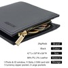 Zkgiftsdz Wallet with Coin Pocket, RFID Blocking Leather Mens Bifold