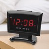 Westclox Plasma LED Alarm Clock for Adults – 0.9-Inch Display,