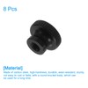 sourcing map Knurled Thumb Nuts, 8Pcs M5 Carbon Steel Nut